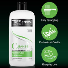 Load image into Gallery viewer, 2x 900ml Tresemme Remoisture Cleanse &amp; Replenish Conditioner with Multi-Vitamin