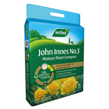 Load image into Gallery viewer, John Innes No 3 Mature Plant Compost Enriched With 4 Month Feed 10L Bag
