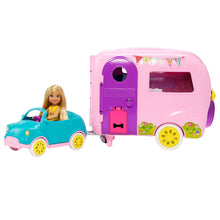 Load image into Gallery viewer, Barbie® Club Chelsea Playset with Doll, Puppy, Car, Camper and Accessories