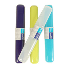 Load image into Gallery viewer, Edco Light And Portable Plastic Assorted Colour Toothbrush Travel Holder