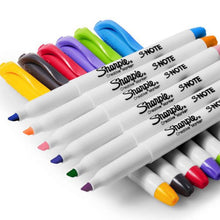 Load image into Gallery viewer, Sharpie Markers S-note Creative Chisel Tip Assorted Colours Pack of 12