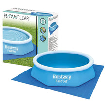 Load image into Gallery viewer, Bestway Flowclear Pool Floor Protector Square Ground Sheet 274x274 cm, Blue