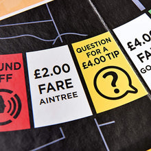 Load image into Gallery viewer, Taxi! Board Game Full of Fun &amp; Knowledge, Rugby, Football Teams &amp; City Editions