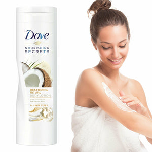 3x400ml or 6x400ml Dove Nourishment Body Lotion For All Skin Types