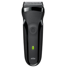 Load image into Gallery viewer, Braun Series 3 300s Electric Shaver For Men Black, 2 Pin Plug