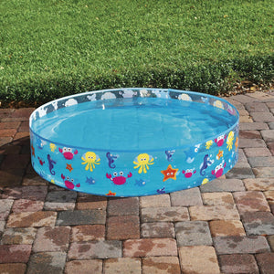 Bestway Fill-N-Fun Sparking Sea Paddling Pool for Kids 122 x 25 cm, 1pk