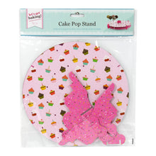 Load image into Gallery viewer, Let's Get Baking! 2 Tier Cake Pop Up Display Stand, Hold Up to 32 Pop-Ups