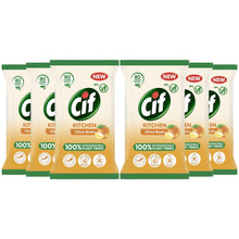 Load image into Gallery viewer, 3pk Cif Power &amp; Shine Biodegradable Wipes, 80 Sheets