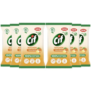 3pk Cif Power & Shine Biodegradable Wipes, 80 Sheets