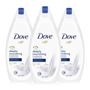 3 Pack Dove Pro Age/Silk Glow/Shea Butter/Deeply Nourishing Body Wash, 450ml
