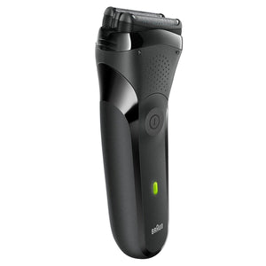 Braun Series 3 300s Electric Shaver For Men Black, 2 Pin Plug