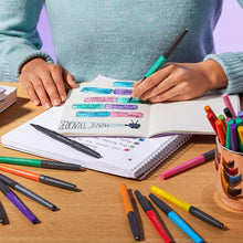 Load image into Gallery viewer, Paper Mate Flair 0.7mm Felt Tip Metallic Glitter Ink Pens, Assorted, Pack of 12