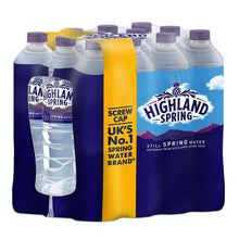 Load image into Gallery viewer, 12x1.5L Highland Spring Still Spring Water Sports Bottle, Fully Recyclable