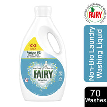 Load image into Gallery viewer, Fairy Non-Bio Laundry Washing Liquid Ideal for Soft &amp; Sensitive Skin, 70 Washes