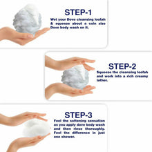 Load image into Gallery viewer, 3 Pack Dove ¼ Moisturising Cream Silk Glow Body Wash, 450ml