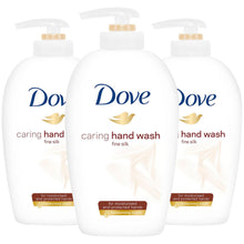 Load image into Gallery viewer, 3x of 250ml Dove Fine Silk Caring Hand Wash for Moisturised and Protected Hands