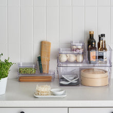 Load image into Gallery viewer, SmartStore Compact Clear Modular Storage Bin Container For Kitchen, M