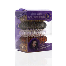 Load image into Gallery viewer, PMS Clear/Coloured/Glitter Hair Tone Spiral Bobble Hair Accessories