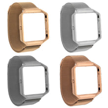Load image into Gallery viewer, Fitbit Blaze Metal Mesh Straps with Frame, Gold/Rose Gold/Silver/Space Grey.
