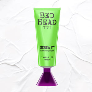 Bed Head by TIGI Screw It Hydrating Curly Hair Serum for Dry Frizzy Curls 100ml,2pk