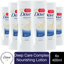 Load image into Gallery viewer, 3x400ml or 6x400ml Dove Nourishment Body Lotion For All Skin Types
