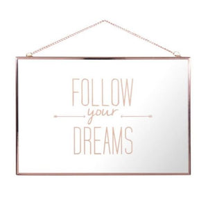 Follow Your Dream - Art deco Mirror
