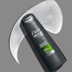 Dove Men+Care Fortifying Shampoo, Thickening/Fresh 2in1, 3pk, 400ml
