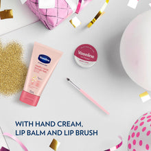 Load image into Gallery viewer, Vaseline Hand Cream, Lip Balm &amp; Lip Brush It's All Rosy Glow On Gift Set For Her