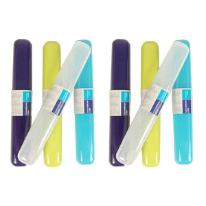 Edco Light And Portable Plastic Assorted Colour Toothbrush Travel Holder