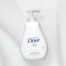 Load image into Gallery viewer, Baby Dove Head to Toe Fragrance Free Sensitive Moisture Body Wash, 400ml