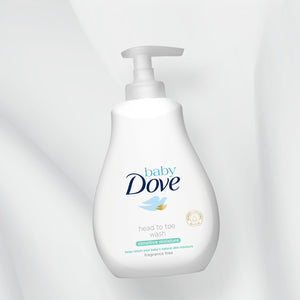 Baby Dove Head to Toe Fragrance Free Sensitive Moisture Body Wash, 400ml
