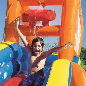 H2OGO! Mega Water Park with Continuous Fan Turbo Splash, 365 x 320 x 270 cm