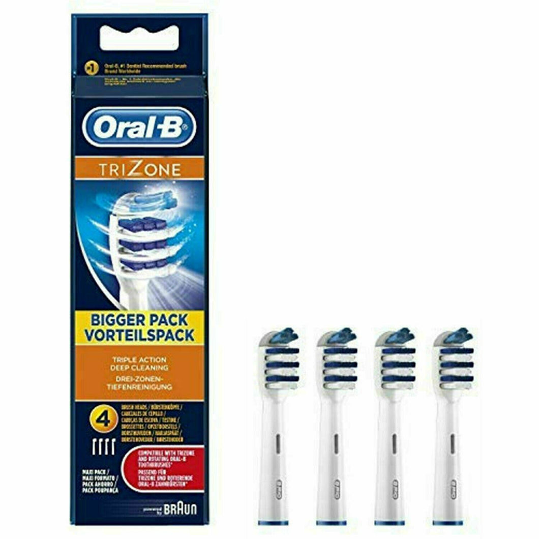 Oral-B Trizone Replacement Toothbrush Head - 4 Heads