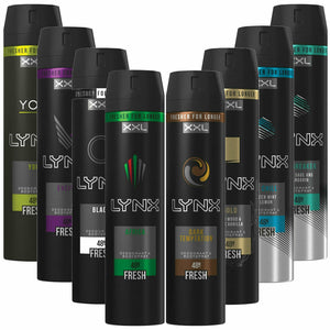 Lynx XXL For Men Body Spray Deodorant 250ml - Pack of 6