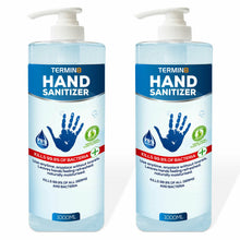 Load image into Gallery viewer, Termin8 Antibacterial Hand Sanitizer with 75% Alcohol, 1pk or 2pk of 1000ml