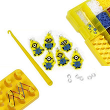 Load image into Gallery viewer, Despicable Me Loom Bracelet Maker Kit 2400 Bands Kit and 6 Charms