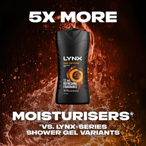 3pk of 250ml Lynx 12hrs Refreshing Fragrance Shower Gel with 100% Moisturisers