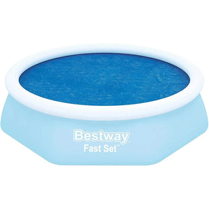Bestway Flowclear Above Ground Fast Set 8ft Solar Swimming Pool Cover