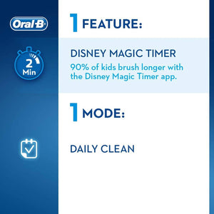 Oral-B Power Kids Electric Rechargeable Toothbrush Featuring Disney Pixar Cars