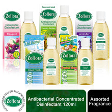Load image into Gallery viewer, Zoflora Antibacterial Concentrated Disinfectant 120ml, Assorted Fragrance