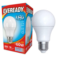 Load image into Gallery viewer, Everready Eveready S13625 Led Gls 820lm Daylight 6500k E27 9.6w - S13625