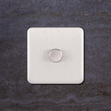 Load image into Gallery viewer, Schneider Electric Lisse Screwless Single 2 Way Dimmer 400W Stainless Steel