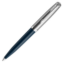 Load image into Gallery viewer, Parker 51 MidnightBlue Barrel MediumNib with BlackInk BallPoint Pen with GiftBox