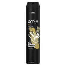 Load image into Gallery viewer, 3pk Each Bundle of Lynx Gold For Men Body Spray 250ml with Body Wash 400ml