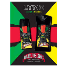 Load image into Gallery viewer, Lynx Marmite &amp; Africa Gift Set, For Brother, Boys &amp; Teens, Shower Gel, Deodorant