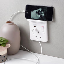 Load image into Gallery viewer, Schneider Electric Lisse Screwless Socket Surround + Holder GGBLSHF1GS White