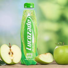 Load image into Gallery viewer, Lucozade Energy Apple Sparkling Energy Drink Powered By Glucose, 24x380ml