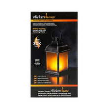 Load image into Gallery viewer, PMS Antique Dancing Flame Effect Battery Powered Garden LED 8.5" Lantern