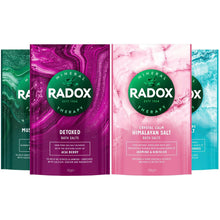 Load image into Gallery viewer, 4x of900g Radox Mineral Therapy Muscle Relax, Restore, Detox, or Calm Bath Salts