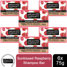 Load image into Gallery viewer, 3x or 6x Each Alberto Balsam Fruity Shampoo Bar With ArganOil &amp; Plastic Free,75g
